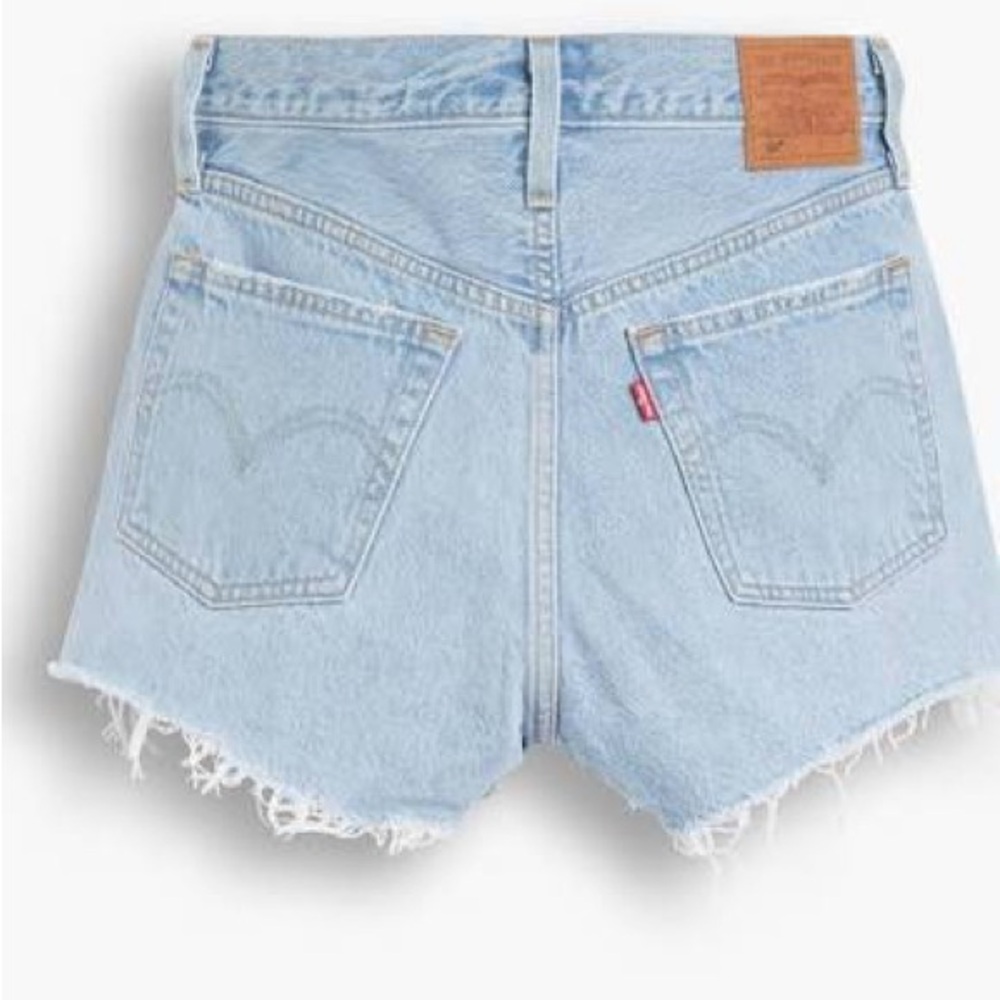 Levi's Blue Jean Shorts High-Waisted Cut-Off